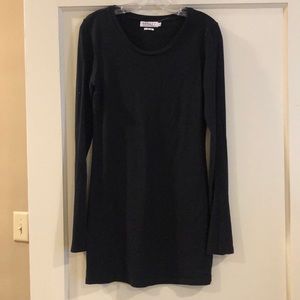 Velvet long sleeve tunic dress. Size M.